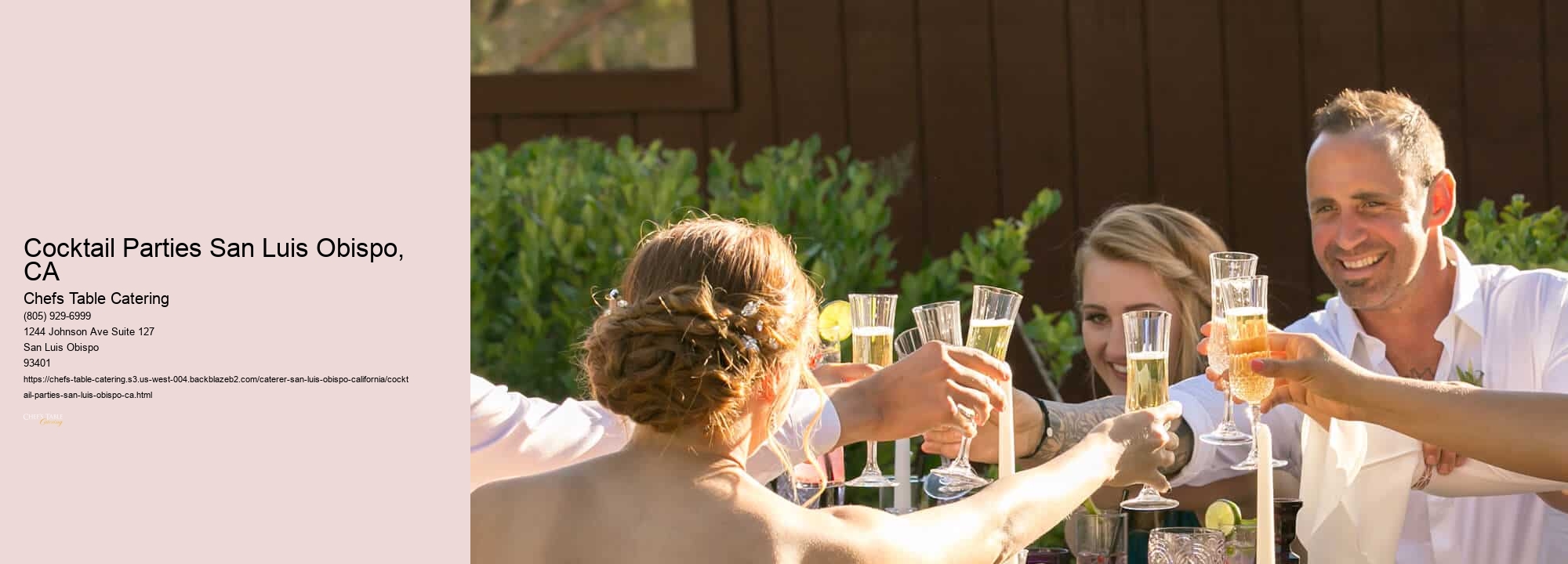 Cocktail Parties San Luis Obispo, CA